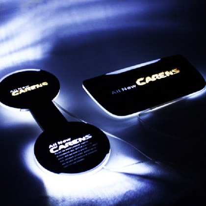 [ Carens2014~ auto parts ] Carens2014~ LED Lettering Cup Holder Plate